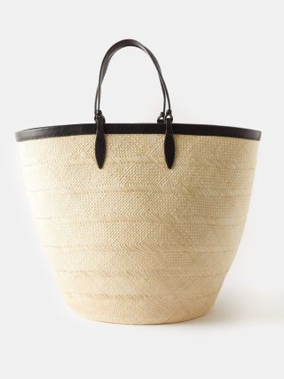 Hunting Season + Large Iraca-Woven Basket Bag