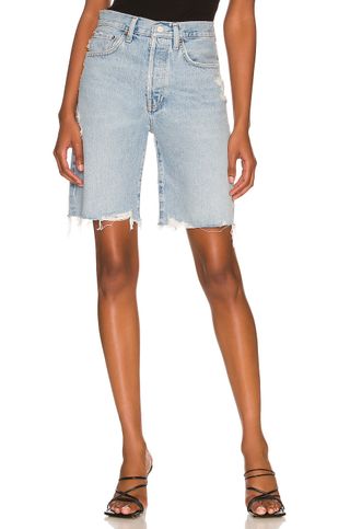 Agolde + Ira Mid Rise Loose Short in Verve