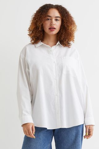 H&M + Oversized Cotton Shirt