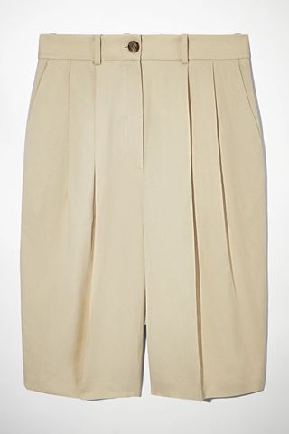 COS + Pleated Bermuda Shorts