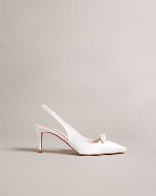 Ted Baker + Tezzi Satin Bow Court Heels