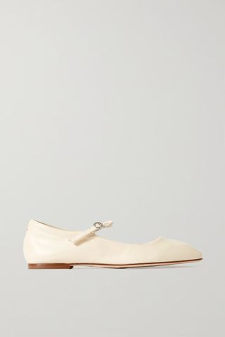 Aeyde + Uma Leather Mary Jane Ballet Flats