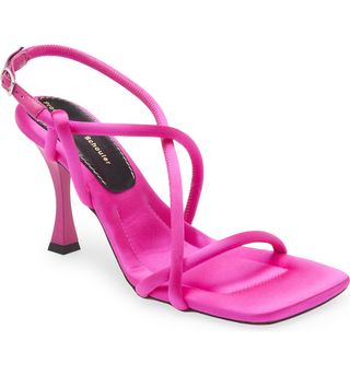 Proenza Schouler + Strappy Square Toe Sandal