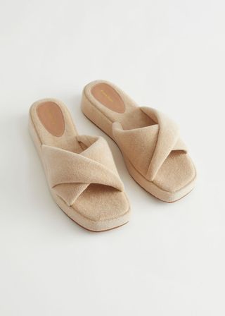 & Other Stories + Platform Terry Sandals