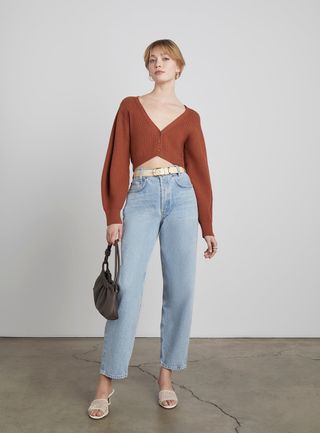 Who What Wear Collection + Charlotte Cropped Cardigan