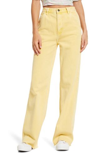 Pacsun + Ultra High Waist Fitted Flare Jeans
