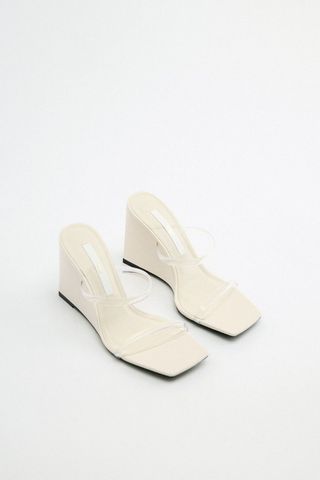 Zara + Vinyl Wedge Sandals