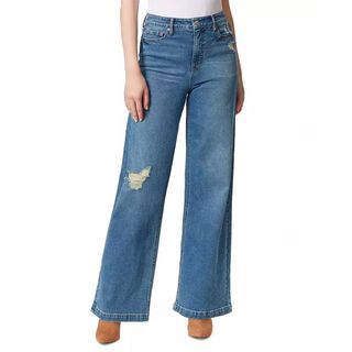 Jessica Simpson + Tease High Rise Wide-Leg Jeans