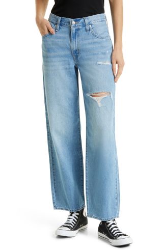 Levis + Women's Ripped Baggy Dad Jeans