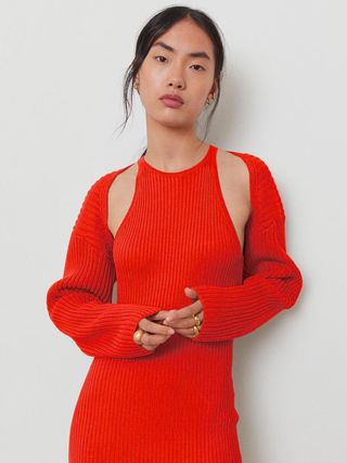 H&M + Rib-Knit Bolero Sweater