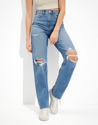 American Eagle + Ripped Baggy Mom Jeans