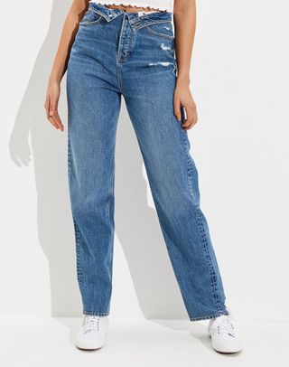 American Eagle + Baggy Mom Jeans