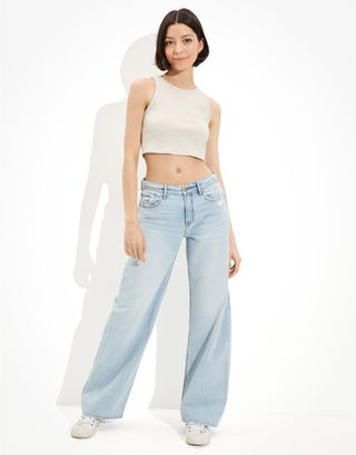 American Eagle + Low-Rise Skater Jeans