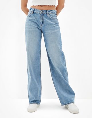 American Eagle + Low-Rise Skater Jeans
