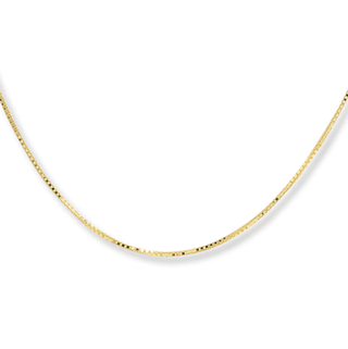 Jared + Box Chain Necklace 10K Yellow Gold 16 Length