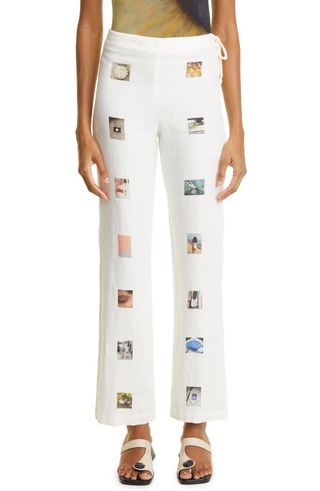 Paloma Wool + Bamni Photo Print Linen Pants