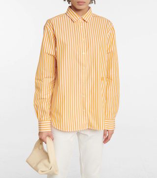 Totême + Striped Cotton Shirt