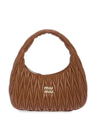 Miu Miu + Matelassé Leather Shoulder Bag