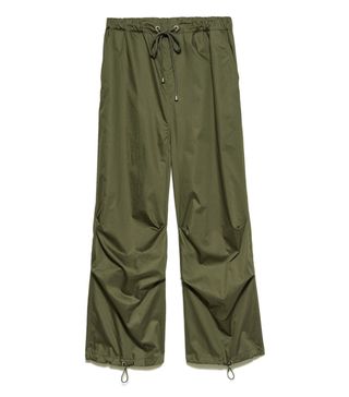 Frame + Relaxed Cotton Parachute Pants