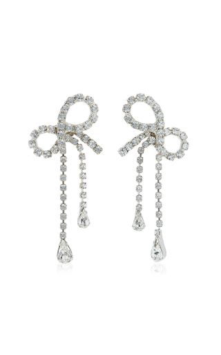 Jennifer Behr + Mirabelle Crystal-Embellished Bow Earrings