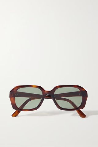 Velvet Canyon + Le Classique Square-Frame Tortoiseshell Acetate Sunglasses