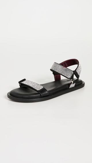 Staud + Betty Rhinestone Sandals