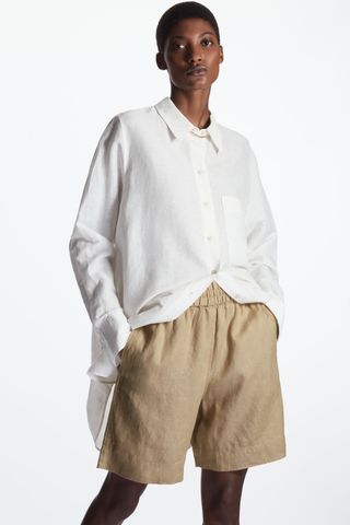 Cos + Oversized Linen Shirt