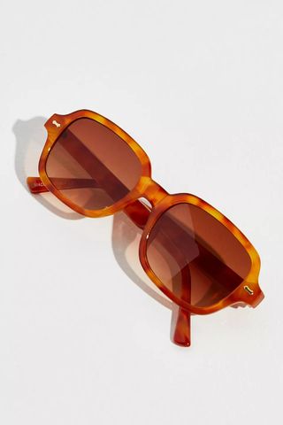 Free People + Golden Year Square Sunglasses