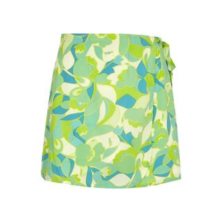 Faithfull the Brand + Lucio Printed Wrap Mini Skirt