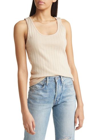 Treasure 
Bond + Scoop Rib Tank Top