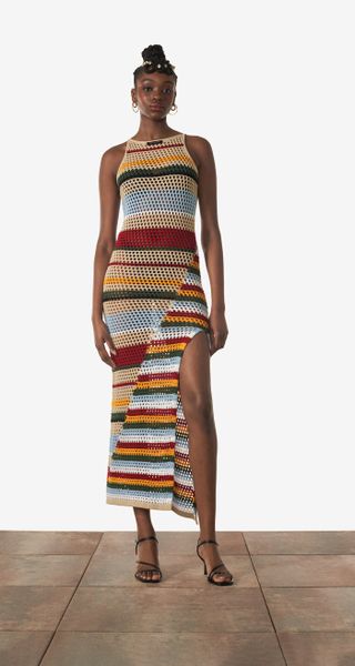Daily Paper + Multicolor Stripe Rekwale Dress