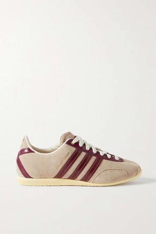 Adidas x Wales Bonner + Japan Leather-Trimmed Suede Sneakers