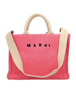 Marni + Tote in Rose-Pink Silver