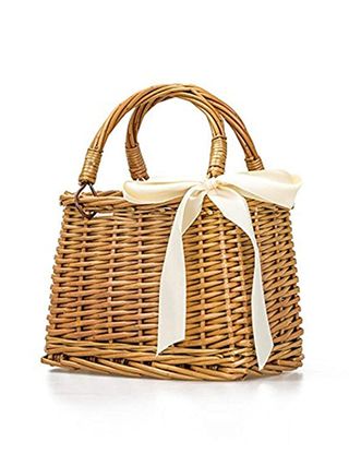 Dokot + Wicker Handbag Basket