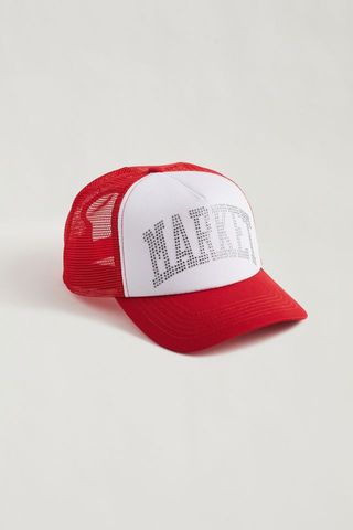 Market + Rhinestone Arc Trucker Hat