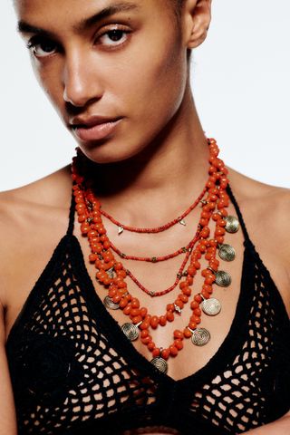 Zara + Beaded Necklace