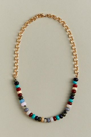 Urban Outfitters + Luca Beaded Chain Necklace