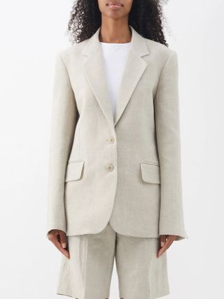 Raey + Relaxed Linen-Blend Suit Jacket