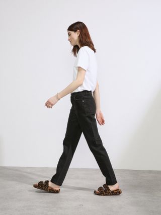 Raey + Track Organic-Cotton High-Rise Straight-Leg Jeans