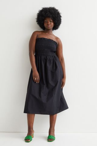 H&M + Smocked-Bodice Dress