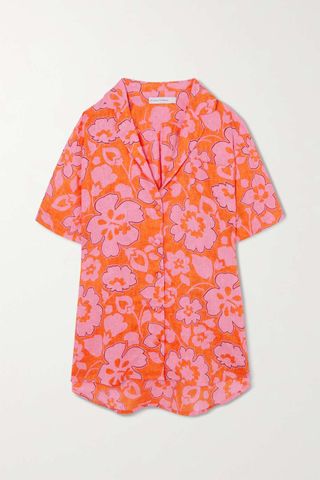 Faithfull the Brand + Charlita Floral-Print Linen Shirt