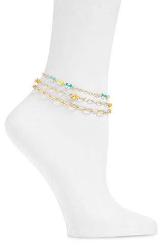 BP + Butterfly Chain Link Anklet