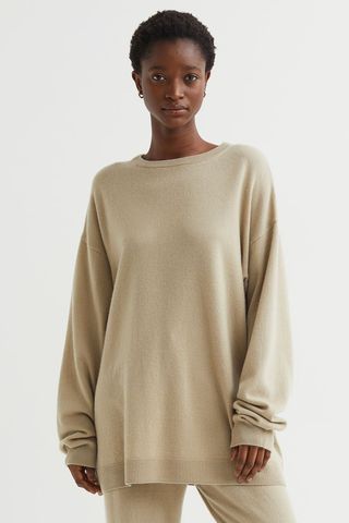H&M + Oversized Cashmere Sweater