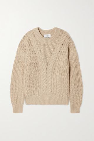 La Ligne + Cable-Knit Cashmere Sweater