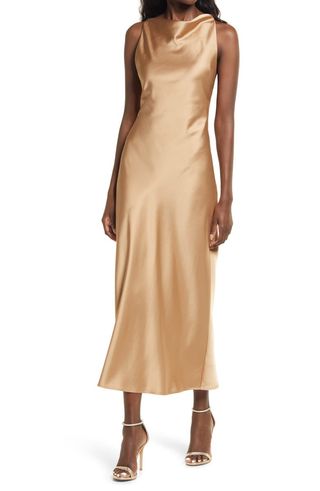 Significant Other + Diedra Sleeveless Satin Dress
