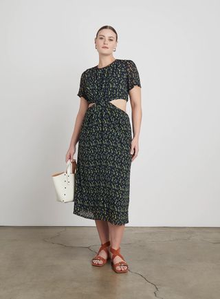 Who What Wear Collection + Drew Cutout Twist Midi Dress