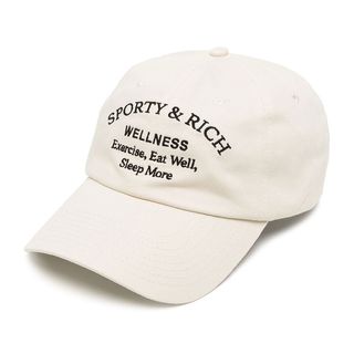 Sporty & Rich + Logo Embroidered Cap