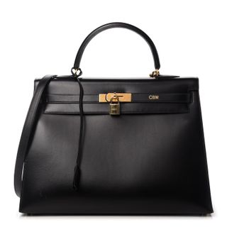Hermès + Box Kelly Sellier 35 Bag