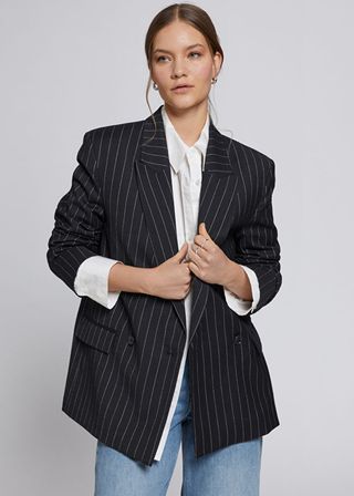 & Other Stories + Relaxed Double Breasted Blazer