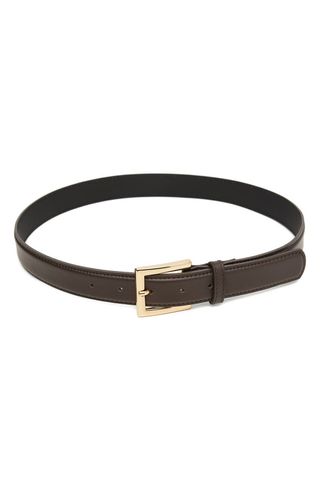 Mango + Leather Belt